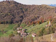 11 Dall'alto Salmezza con la chiesa di S. Barnaba e Corna Piana